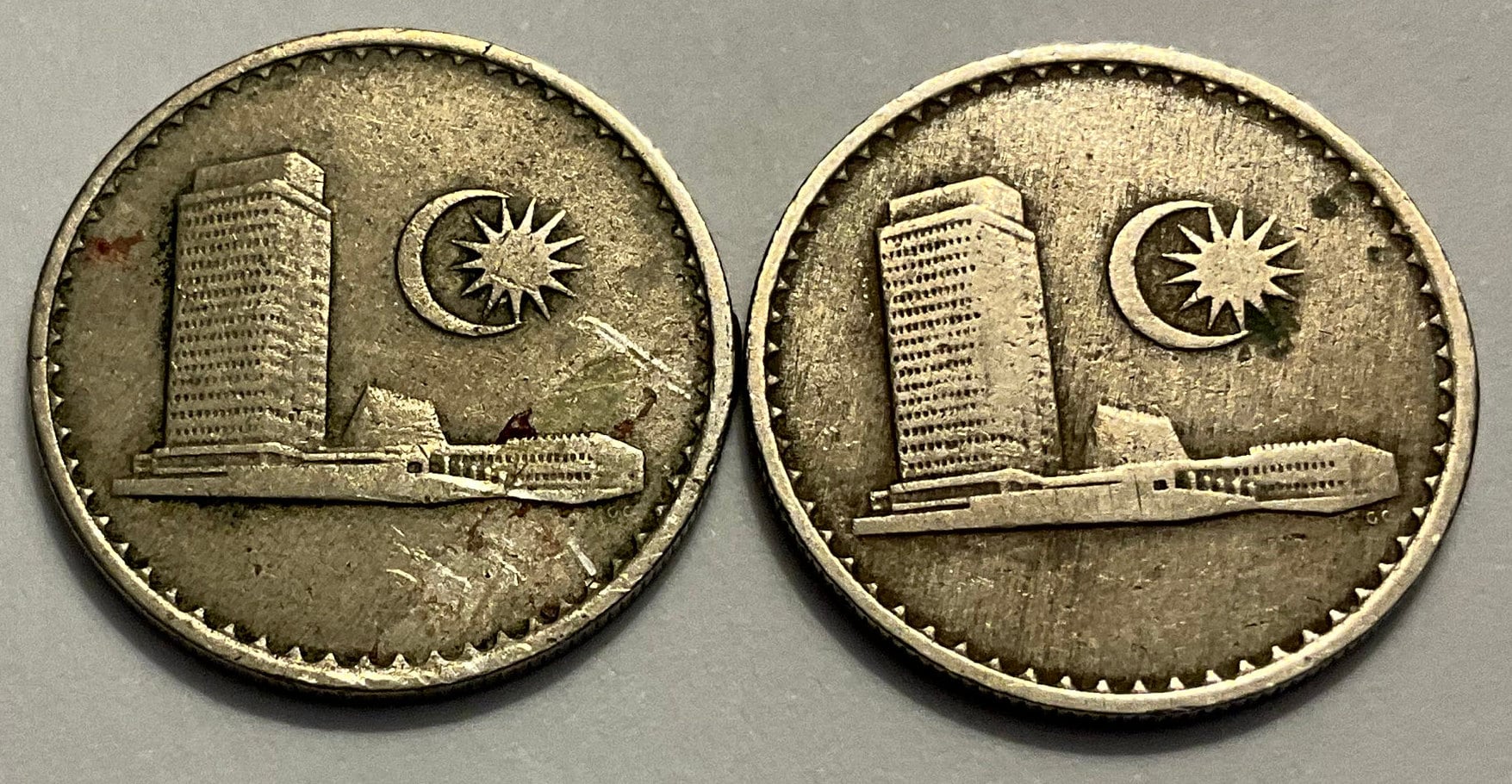 1967 年マレーシア 10 セン硬貨 2 枚 - Etsy 日本