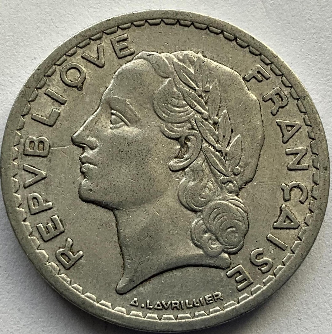 1949年 フランス 5フラン NGC MS 64 古銭 1949年 フランス 5フラン NGC