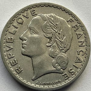 5 Francs 1949 - Etsy
