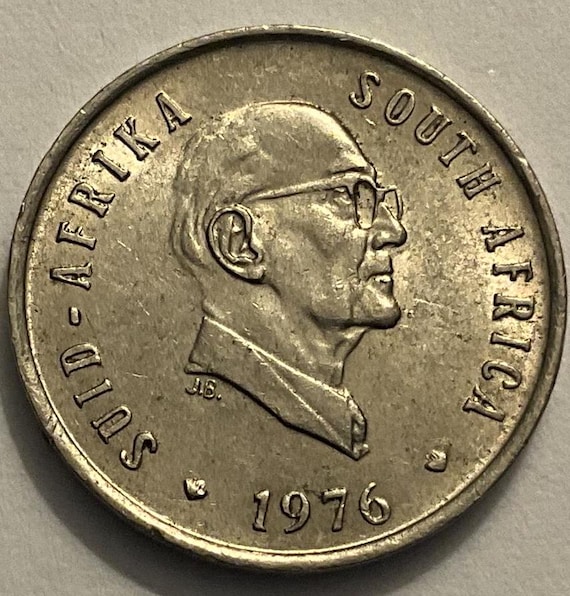 1976年南アフリカ5/10セント硬貨 - Etsy 日本