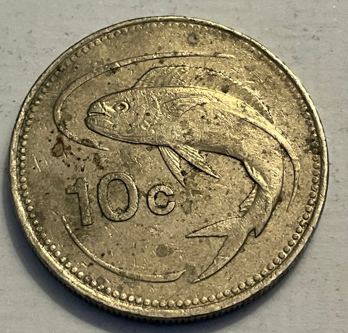 1986/1992年マルタ10セント硬貨 - Etsy 日本