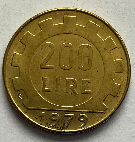 1979年 イタリア 200 リラ コイン - Etsy 日本