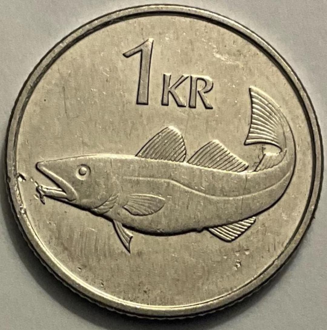 1994年アイスランド1クローナ硬貨 - Etsy 日本
