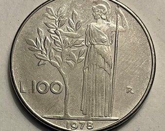 1978年イタリア100リラ硬貨2枚 - Etsy 日本
