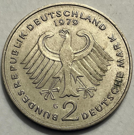 1979 Germany 2 Deutsche Mark Coin - Etsy