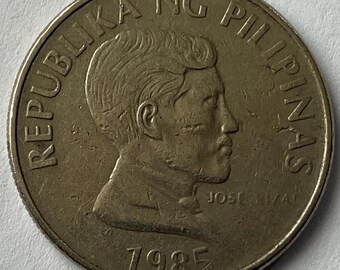 1985年フィリピン1ピソ硬貨 - Etsy 日本
