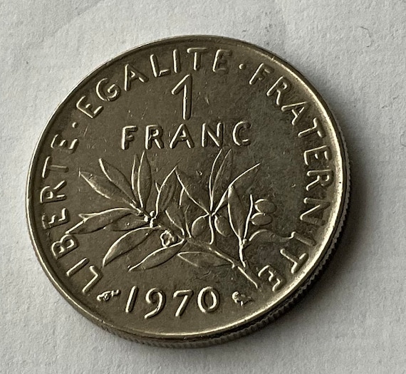 1970年フランス1フラン硬貨 - Etsy 日本