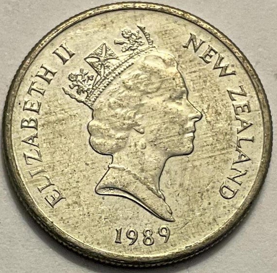 1982/1987/1989 ニュージーランド 5 セント硬貨 - Etsy 日本