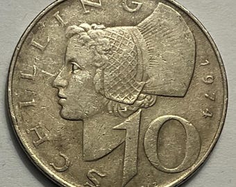 オーストリア 1974 10シリング - Etsy 日本