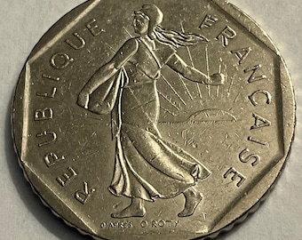 1979/1982 フランス 2 フラン硬貨 - Etsy 日本