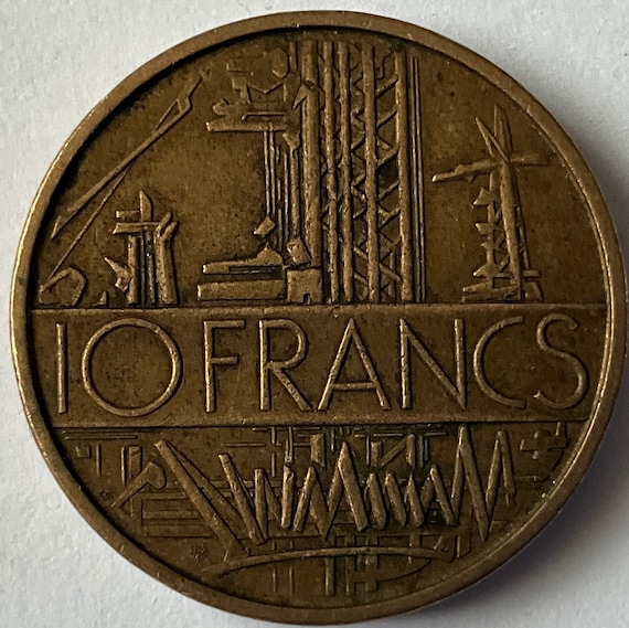 フランス 10セント 硬貨 1974/1976/1979 フランス 10 フラン硬貨 - Etsy 日本