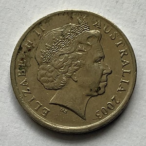 2003 Elizabeth II Australia 10 Cents Coin