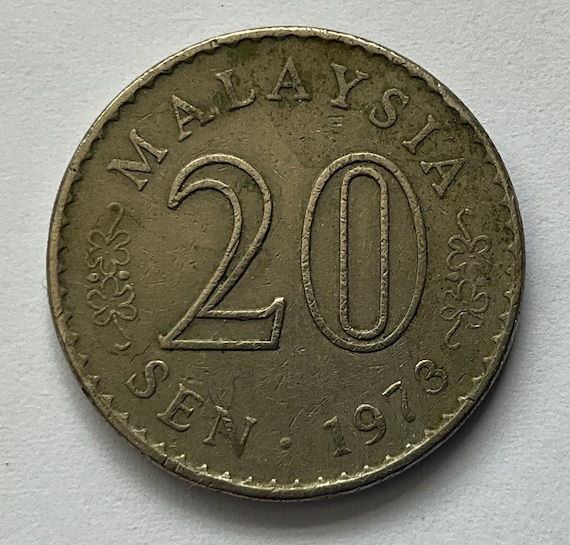 3362【マレーシア】20セン　硬貨　　400枚 3362【マレーシア】20セン 硬貨 コイン 400枚