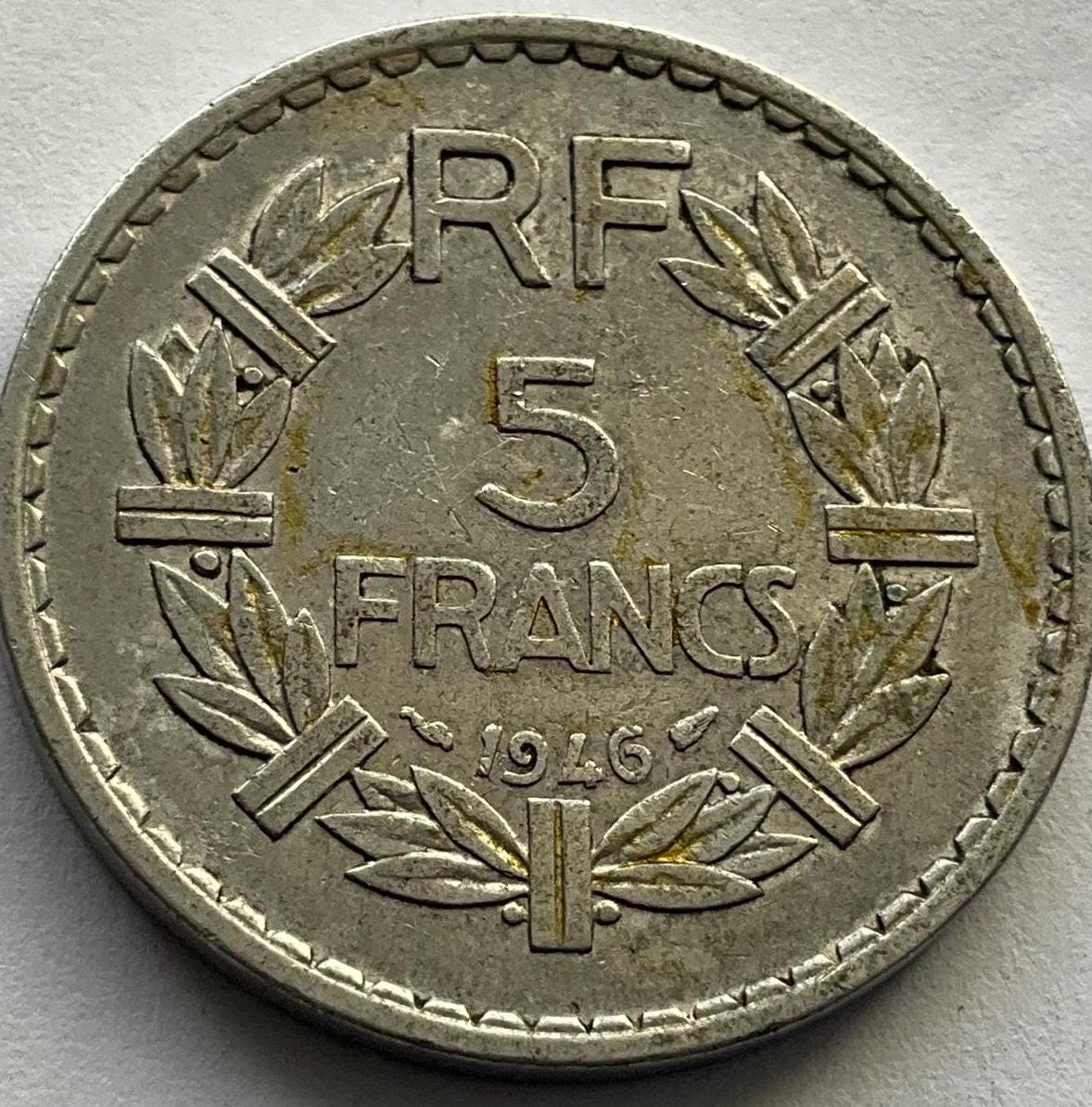 1946/1949 フランス 5フラン硬貨 - Etsy 日本