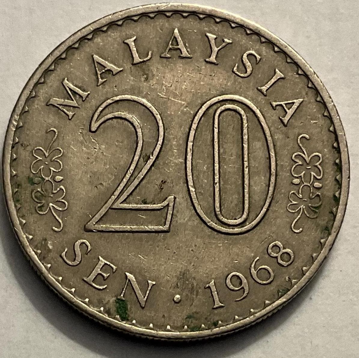 1968/1969 Malaysia 20 Sen Coins - Etsy
