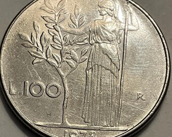 1978年イタリア100リラ硬貨2枚 - Etsy 日本