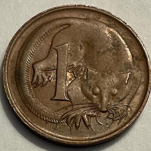 Two 1969 Australia Elizabeth II 1 Cent Coins