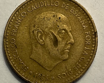 【エラーコイン】フランシスコ・フランコスペイン1ペセタ硬貨1953 楽天市場】1953 スペイン ペセタ フランシスコ フランコ MS-64