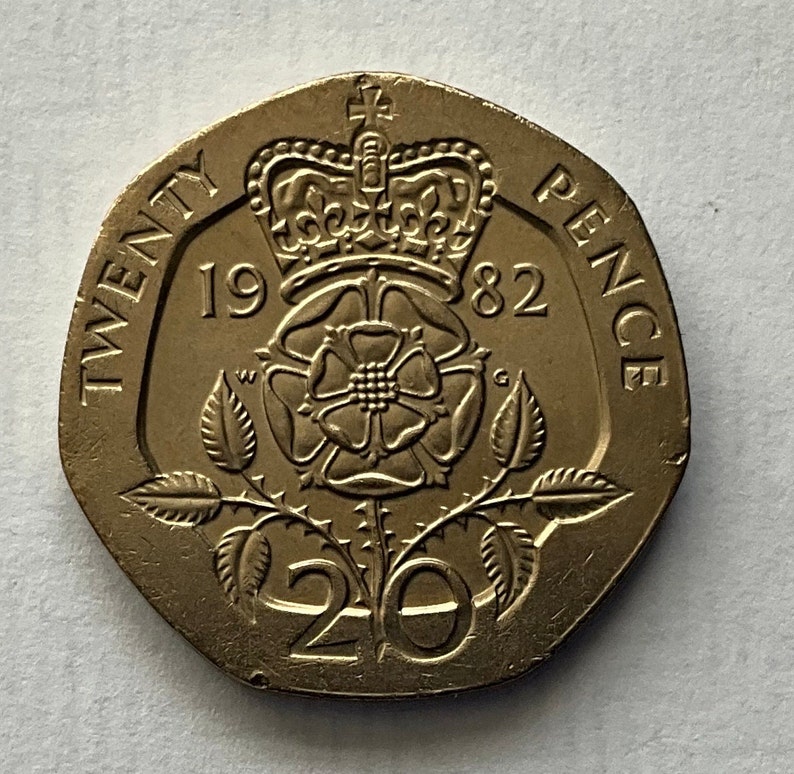1982 Queen Elizabeth II 20 Pence Coin Etsy Canada 1982 Queen Elizabeth II 20 Pence Coin Etsy Canada
