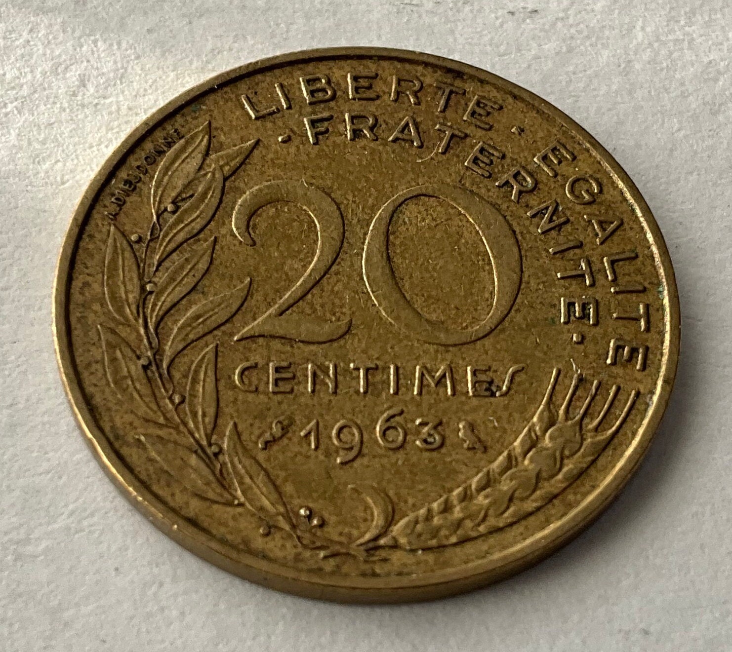 フランス 1963~69年製20サンチーム9枚セット Yahoo!オークション - 【フランス】 20サンチーム 1963年