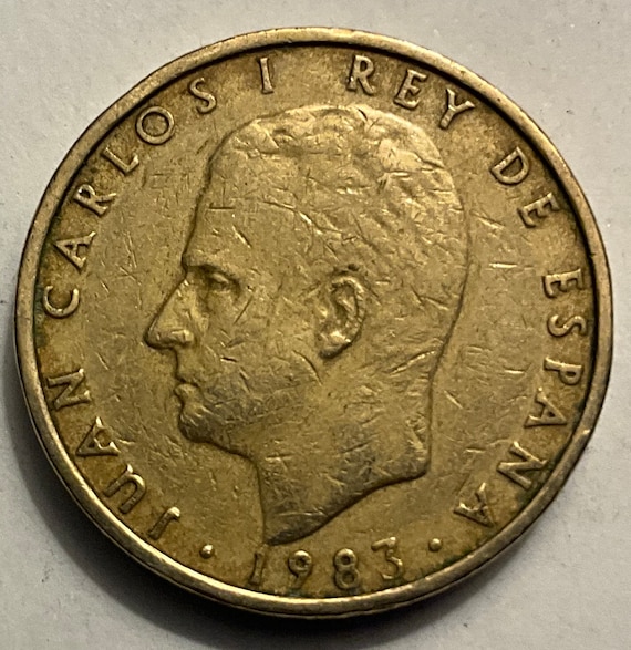 1983/1985/1988 スペイン 100ペセタ フアン・カルロス1世 コイン