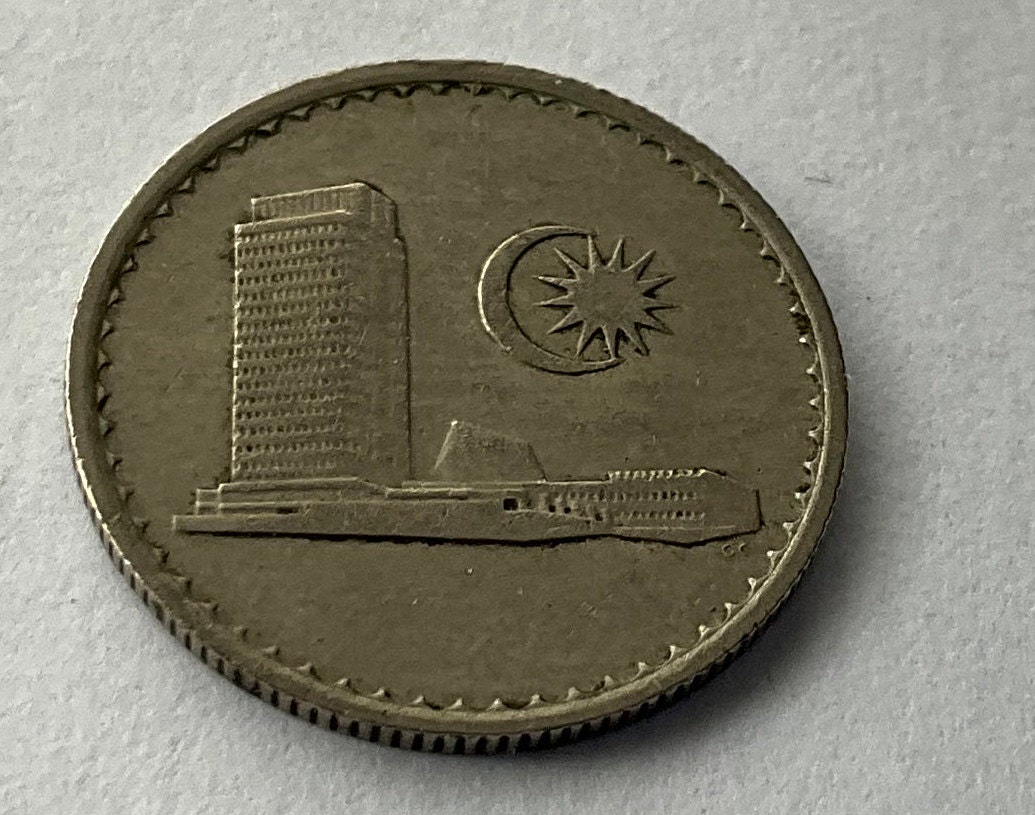 珍品限定版:1 R(35th PATAConference) マレーシア記念硬貨 1968年マレーシア5セン硬貨2枚 - Etsy 日本