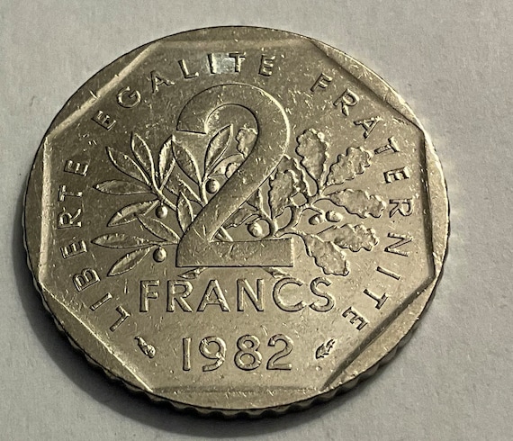 1979/1982 フランス 2 フラン硬貨 - Etsy 日本