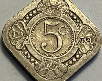 1923/1939 オランダ 5 セント硬貨 - Etsy 日本