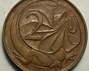 1966/1967 オーストラリア 2 セント エリザベス女王 2 世コイン - Etsy