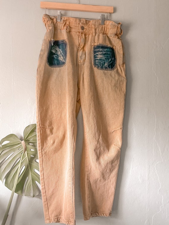 Bohme Paperbag Camel Jeans 02 Etsy