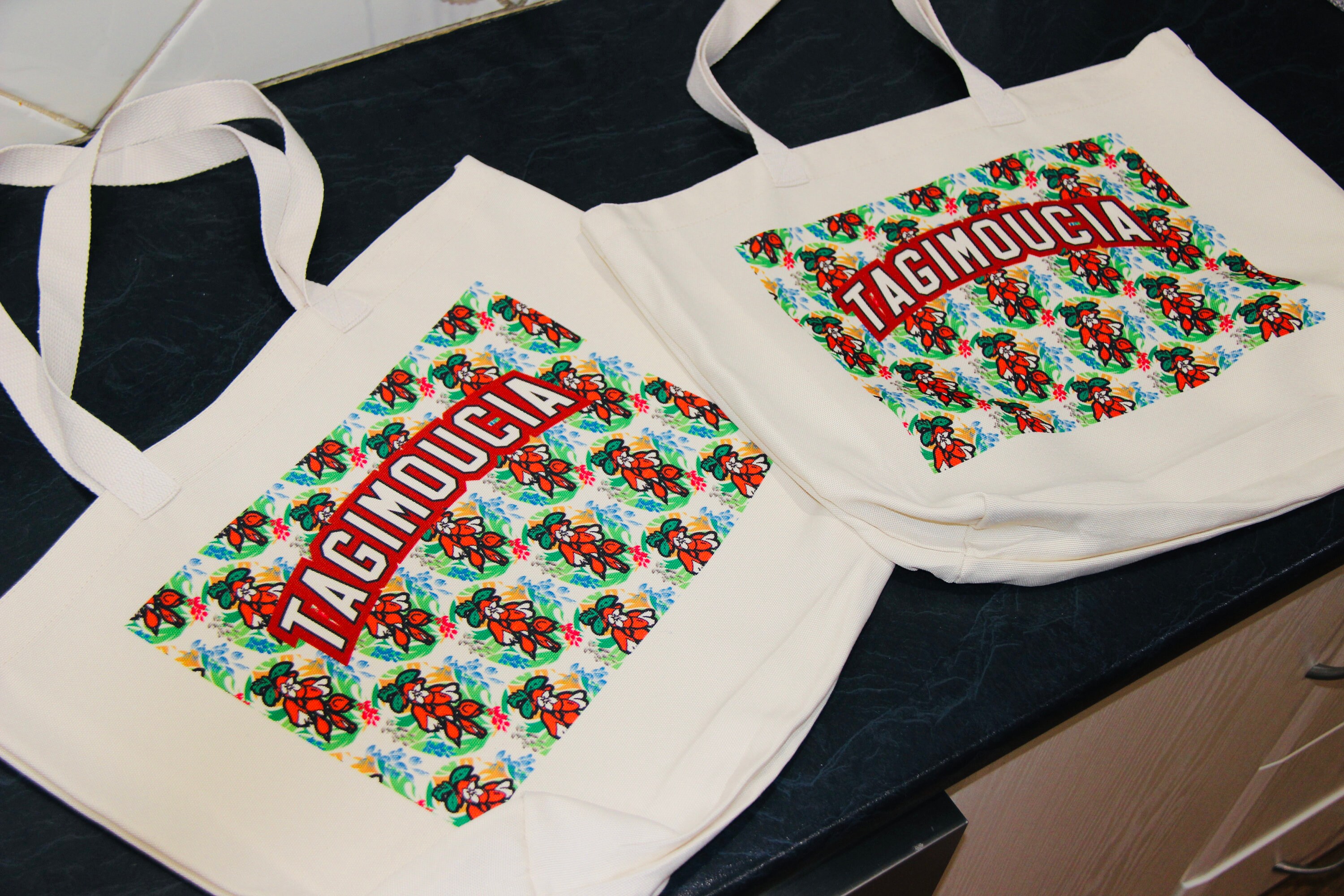 Thick Canvas Tote Bag Tagimoucia Flower 46cm Long X34cm High Handle 27cm Etsy UK