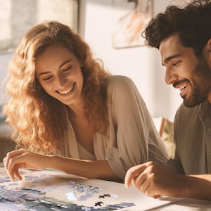 Custom Puzzle From Photo - Personalized Jigsaw Puzzles With Picture - Photo Puzzle Fathers Day Gift - 300, 500, 1000 Piece Puzzle image 4