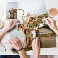 Custom Puzzle From Photo - Personalized Jigsaw Puzzles With Picture - Photo Puzzle Anniversay Gift - 300, 500, 1000 Piece Puzzle product logo
