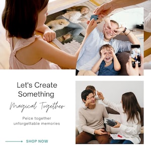Custom Puzzle From Photo - Personalized Jigsaw Puzzles With Picture - Photo Puzzle Fathers Day Gift - 300, 500, 1000 Piece Puzzle image 10
