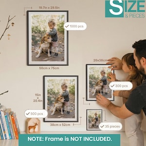 Custom Puzzle From Photo - Personalized Jigsaw Puzzles With Picture - Photo Puzzle Fathers Day Gift - 300, 500, 1000 Piece Puzzle image 2