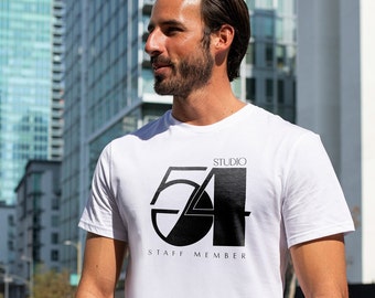 Studio 54, iconische New York Disco, unisex T-shirt, (personeelslid T-shirt)