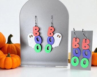 Halloween Earring Blanks | Cute Ghost Boo Earrings Blanks | Halloween Earring Blanks | Spooky Cute Ghost Earring Findings | DIY Earrings
