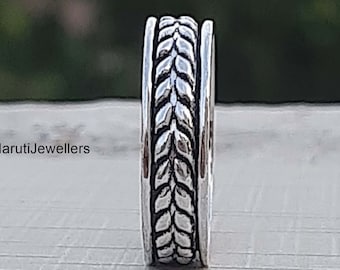 Spinner Ring, Minimalist Spinner Ring, 925 Sterling Silber Ring Angst Ring, Fidget Ring, Boho Ring Frauen Ring, Geschenk für sie