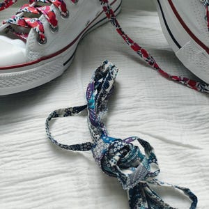 Liberty of London laces. Handmade with love