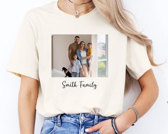 Custom Shirt With Picture, Custom Tshirt With Photo, Custom Picture Tshirt, Custom Family Shirt With Picture, Customize Shirt