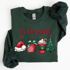 Tis The Season Sweatshirt, Christmas Tis The Season Sweatshirt, Cute Winter Hoodie, Merry Christmas Shirt, Christmas Sweatshirt