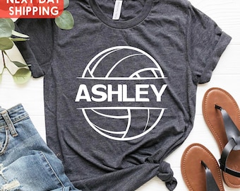 Custom Volleyball Player Shirt: Personalized Name Team Tee