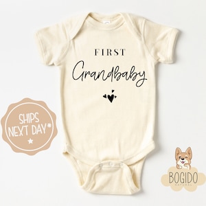 First Grandchild Onesie®, First Grandbaby, Pregnancy Announcement Onesie®, 1st Grandchild, Grandparents Announcement Onesie®