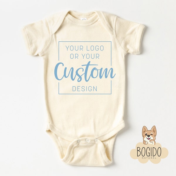 Custom Baby Bodysuits, Your Design or Logo Printed Directly Onto a Bodysuit, Custom Text Printed Kids Outfit, Custom Design Toddler Shirt