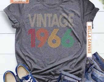 60th Birthday Shirt, Vintage 1966 Shirt, 60th Birthday Gift For Women, 60th Birthday Gift For Men, 60th Birthday Woman, 60th Birthday Friend