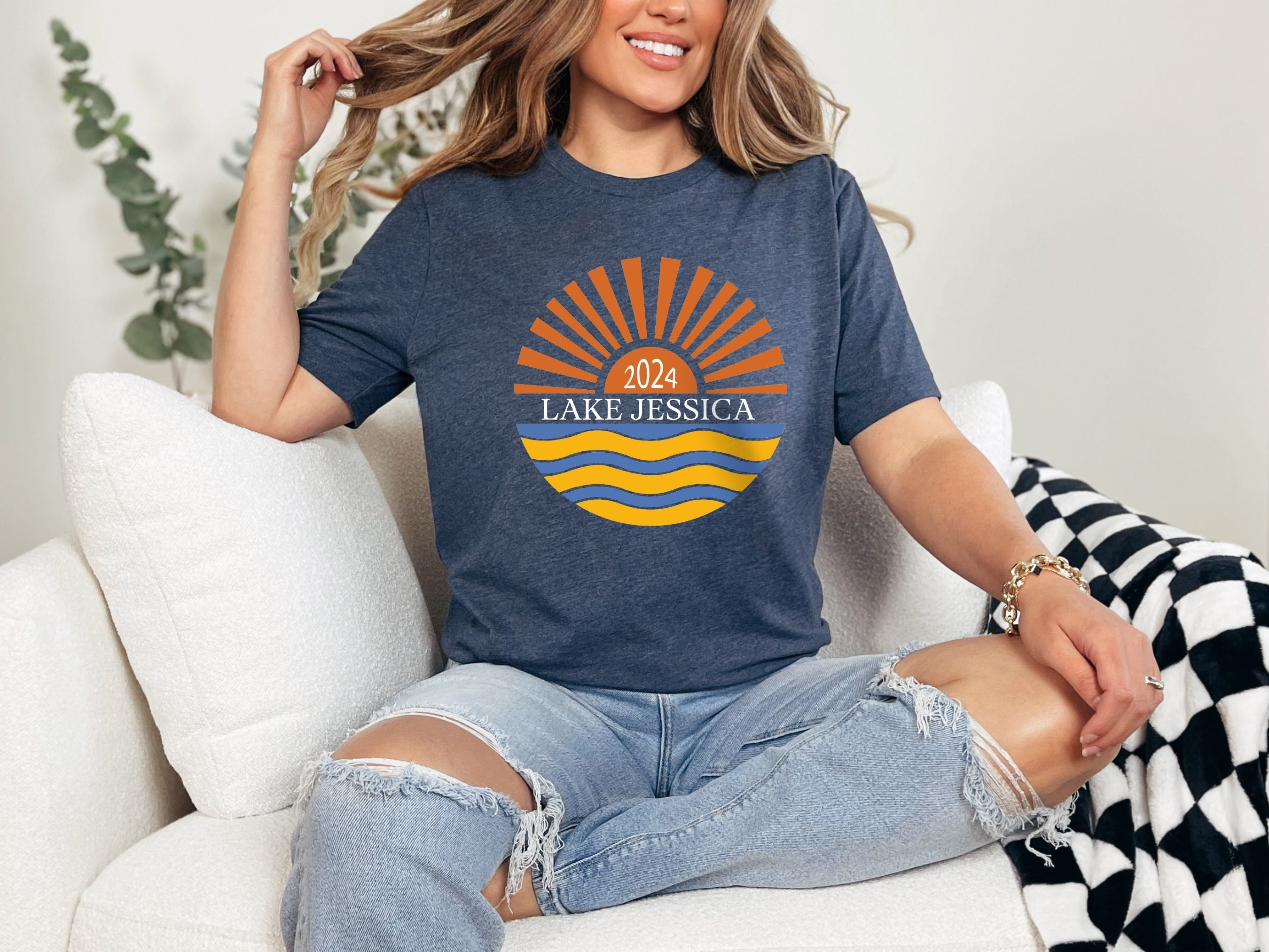 Personalized Lake Name Shirt, Custom Family Reunion Lake Tshirt, Nature Shirt Gift For Camper, Nature Lover Lake Shirt Gift, Summer Tee