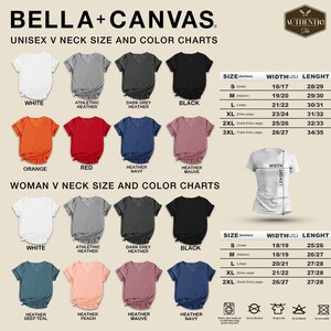 a women's t - shirt with different colors and sizes