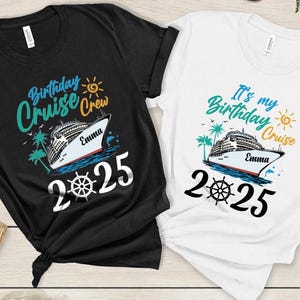 It&#39;s My Birthday Cruise Shirt,Birthday Cruise Crew Shirts,Birthday Cruise 2025,Bday Cruise Party Shirts,Womens Birthday,Family Cruise Bday