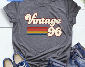 1996 Vintage Birthday Shirt: Retro 30th Tee