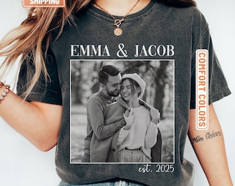Custom Photo Couple Comfort Colors® Shirt